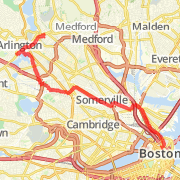 A 9.55 mi run mapped on Wed Sep 26 2012