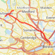 A 8.64 mi run mapped on Wed Sep 26 2012