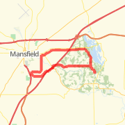 19 miler lucas to mansfield and back