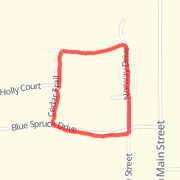 1.07 km Run in Fowler on Sep 26, 2012, 2:28 PM