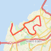 A 12.78 km run mapped on Thu Sep 27 2012