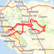 A 83.55 mi ride mapped on Fri Sep 28 2012