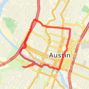 8-miler from Barton Springs, through UT to Johnson Creek Greenbelt