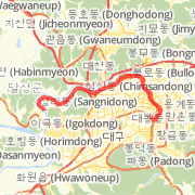 13.68 mi Road Cycling in Dalseong-gun on Sep 30, 2012, 19:54