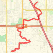 13.66 mi Run in Cherry Hills Village on Sep 30, 2012, 2:21 PM