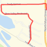 A 2.04 mi walk mapped on Mon Oct 01 2012