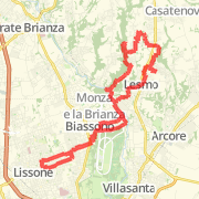 28.99 km MTB 30 sept 2012 Brianza Lambro Pegorino