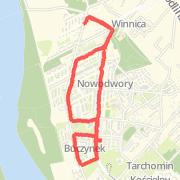 5.17 km Run in BiaÅ‚oÅ‚Ä™ka on 2 paÅº 2012 22:29