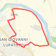 6.26 km Run in San Giovanni Lupatoto on 03/ott/2012 19:21
