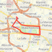 5.20 km Run in San Jos&eacute; on 03/10/2012 16:58