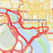 A 8.26 mi Run / Jog mapped on Thu Oct 04 2012