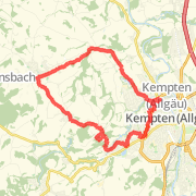 19.48 km Mountain Bike in Kempten (Allg&auml;u) on 05.10.2012 16:45