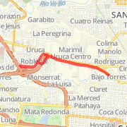 5.80 km Run in San Jos&eacute; on 05/10/2012 12:54 p.m.