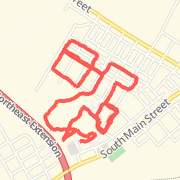 3.11 mi 5k for Gary run in Taylor on Oct 6, 2012, 9:36 AM