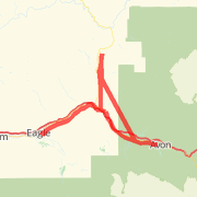 iMapMyRide+: Mar 7, 2010 12:18 PM wolcott divide to eagle and back