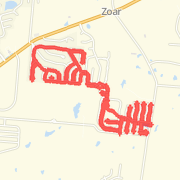 10.02 mi Run on Oct 6, 2012 12:30 PM