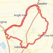 Gawler Wheelers-ROUTE72C-Gawler-SOB-Edinburgh-Salisbury-Black Top-One Tree Hill-Uleybury-Gawler-HILL