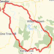 Gawler Wheelers-ROUTE25C-Gawler-Kersbrook-Warren Res-Williamstown-Gawler-HILLS