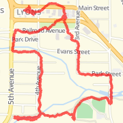 2.06 mi Walk in Lyons on Oct 8, 2012 3:25 PM