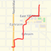 Ran 1.06 mi on 10/08/2012