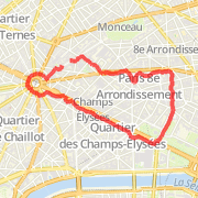 4.89 km Walk in Paris on 09/10/2012 6:32 AM