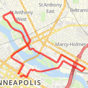 A 5 mi Run / Jog mapped on Tue Oct 09 2012