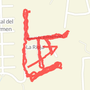 3.54 km Run in Managua on Oct 10, 2012 7:10 AM