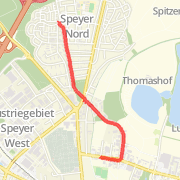 2.34 km General Road Cycling in Speyer on 10.10.2012 18:03