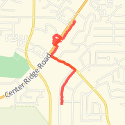 2.19 mi Run in Westlake on Oct 10, 2012, 1:49 PM