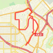 9 miles through Silver Lake