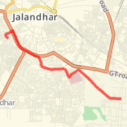 22.70 kilometer Road Cycling on Oct 11, 2012 at 05:22 am