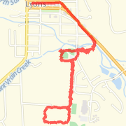 3.02mi walk on 10/11/12