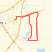 A 6.34 mi Run / Jog mapped on Fri Oct 12 2012