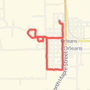 3.35 mi Walk in Orleans on Oct 13, 2012, 10:46 AM