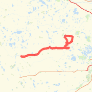 A 80.36 mi Bike Ride mapped on Sat Oct 13 2012