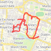 2.05 mi Hike in Dublin on Oct 14, 2012, 15:29