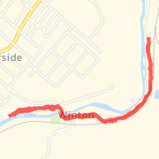 2.22mi trail run on 10/14/12