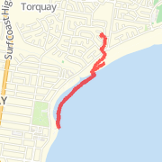 3.91 km Dog Walk in Torquay on 15/10/2012 9:35 AM