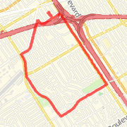 4.25 mi Run in Los Angeles on Oct 14, 2012 4:55 PM