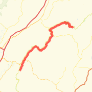 A 60.97 mi Bike Ride mapped on Sun Oct 14 2012