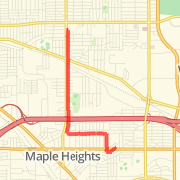 3.12 mi Run in Cleveland on Oct 16, 2012 12:45 PM