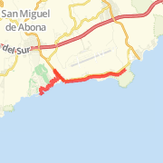 6.23 mi General Road Cycling in Granadilla de Abona on 16 Oct 2012 19:37