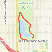 Washington Park 1 mile point to point