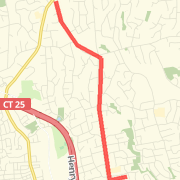 Daniels Farm Road toelm Street