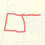 2.16mi run on 10/18/12