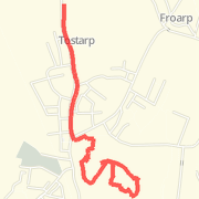 3.87 km Road Cycling in Asarum on 18 okt 2012 19:19