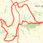 A 80.62 km Bike Ride mapped on Sun Oct 21 2012