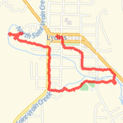2.45mi walk on 10/22/12