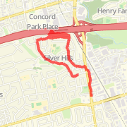 Ran 5.61 km on 10-22-2012