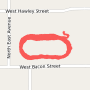 2.49 mi Run in Amboy on Oct 23, 2012, 7:39 PM
